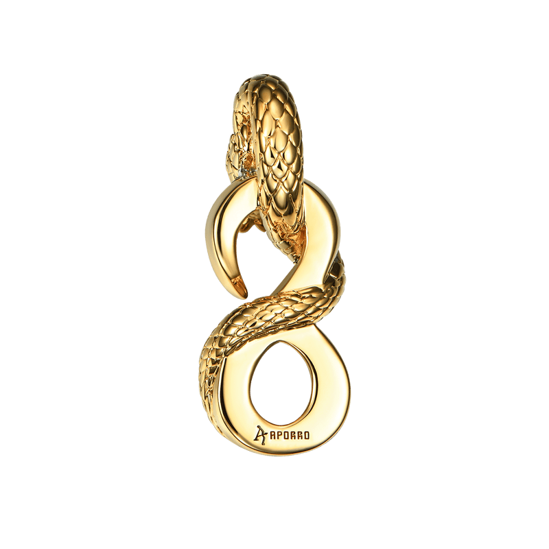 Pendentif serpent bioluminescent Infinity - Le plus récent pendentif pour hommes et femmes - APORRO