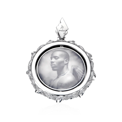Custom Rotating Thorns Photo Pendant