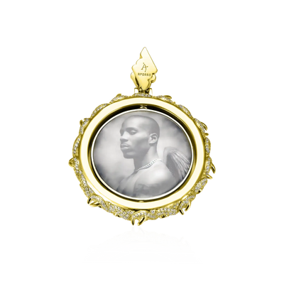 Custom Rotating Thorns Photo Pendant