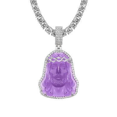 Colgante Arcenciel Evangelio Jesús - Lavanda