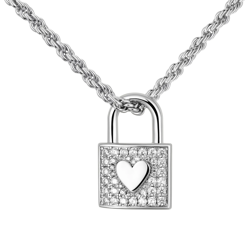 APORRO Heart Themed Lock Pendant - APORRO