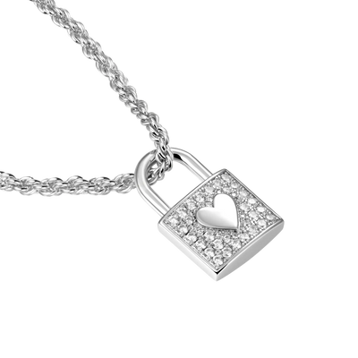 ESSENTIALS Pendentif Thème Lock Cœur