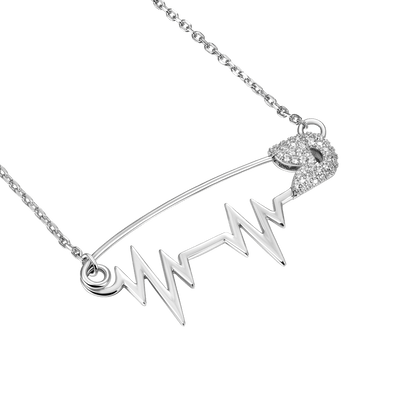 Collier réglable ESSENTIALS Heartbeat Pin