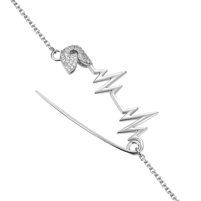 Collier réglable ESSENTIALS Heartbeat Pin