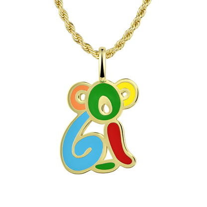 APORRO X COOGI Youth Colored Koala Enamel Pendant