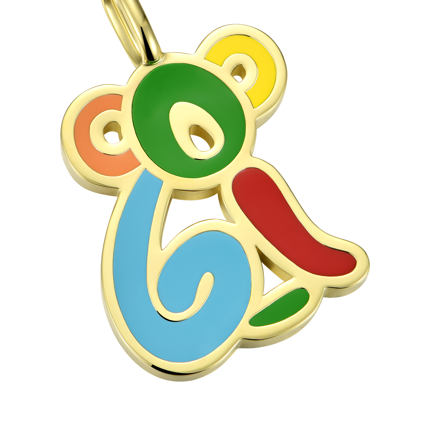 Pendentif en émail Koala coloré APORRO X COOGI 