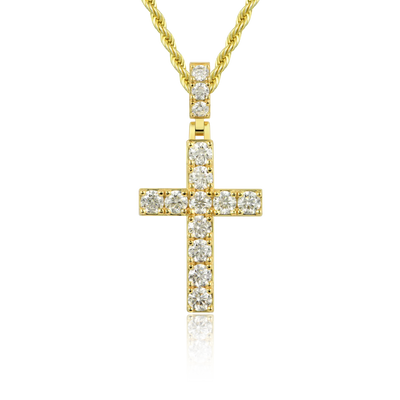Modern Essentials Tennis Cross Pendant & Chain Set