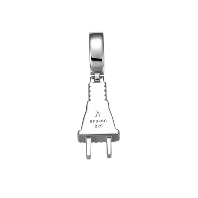 Moissanite Plug Pendant