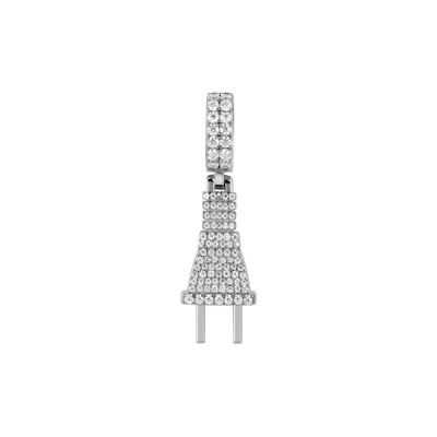 Moissanite Plug Pendant