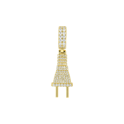 Moissanite Plug Pendant