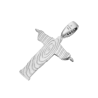 Moissanite Cristo Redentor Pendant - Micro