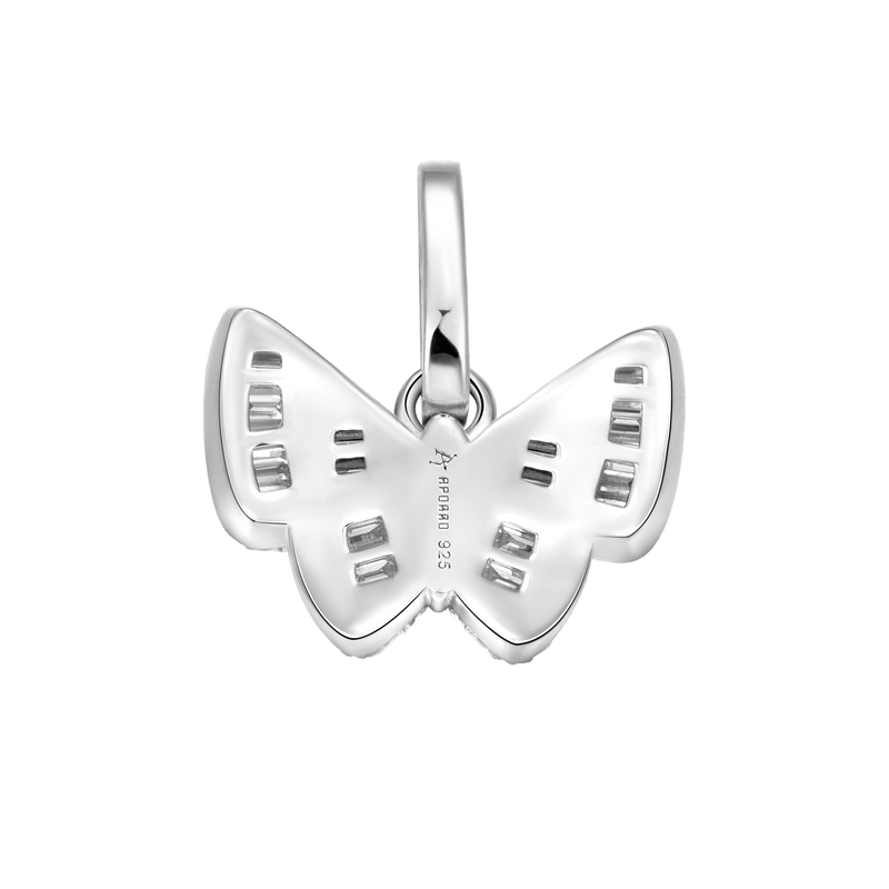 Pendentif papillon en moissanite - APORRO