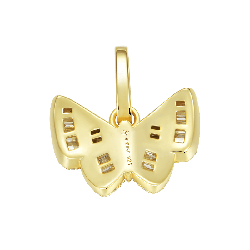Colgante de mariposa de moissanita - APORRO