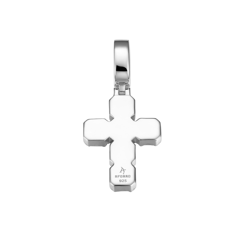 Moissanite Cluster Cross Pendant - APORRO