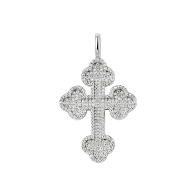 Double-Layered Bottoni Cross Pendant