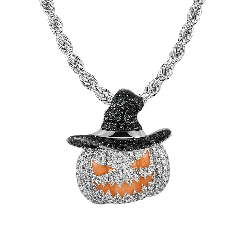 Jack O'lantern Glow Pendant - Aporro Halloween Limited Jewelry - APORRO