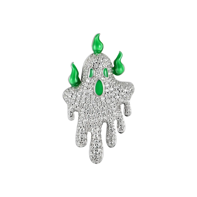 Iced Dripping Ghost Pendant - APORRO