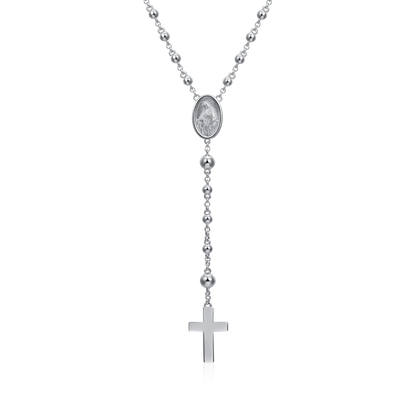 Saint Mary Pendant & Custom Virgin Mary Necklace Set
