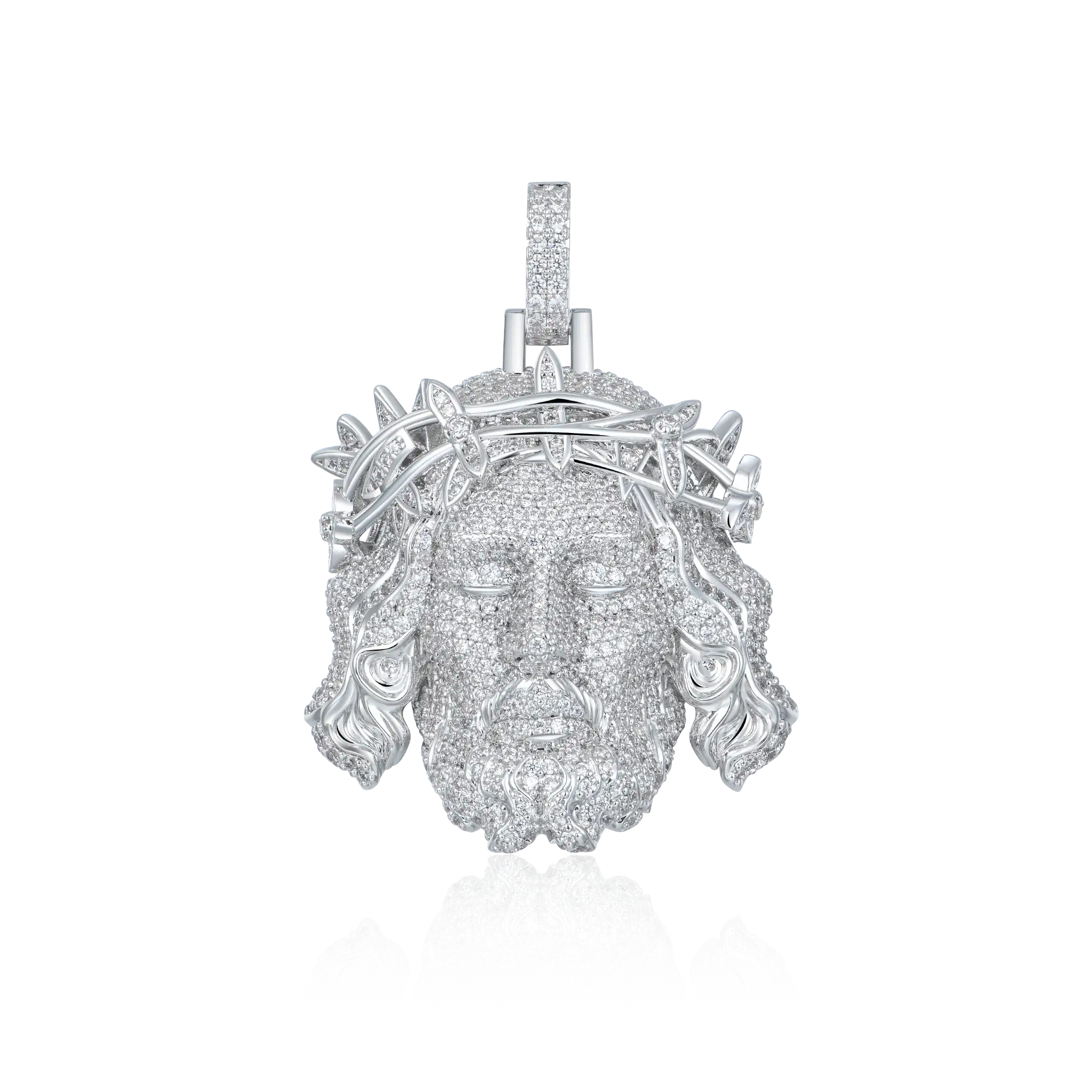 Jesus Piece Iced Pendant - Style 2