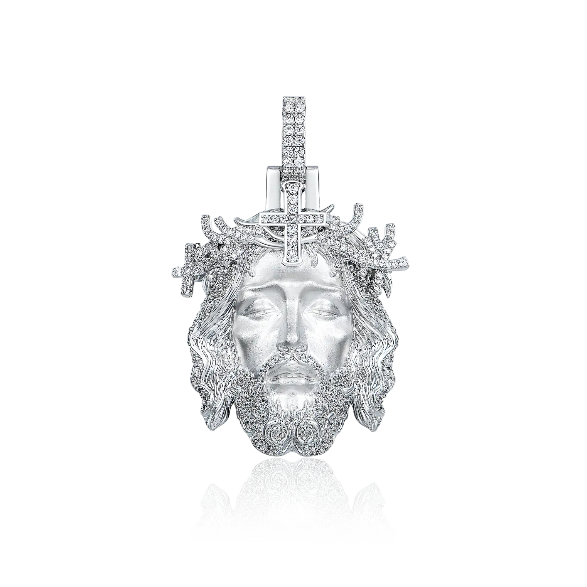 Pièce de Jésus Pendentif Iced - Style 3