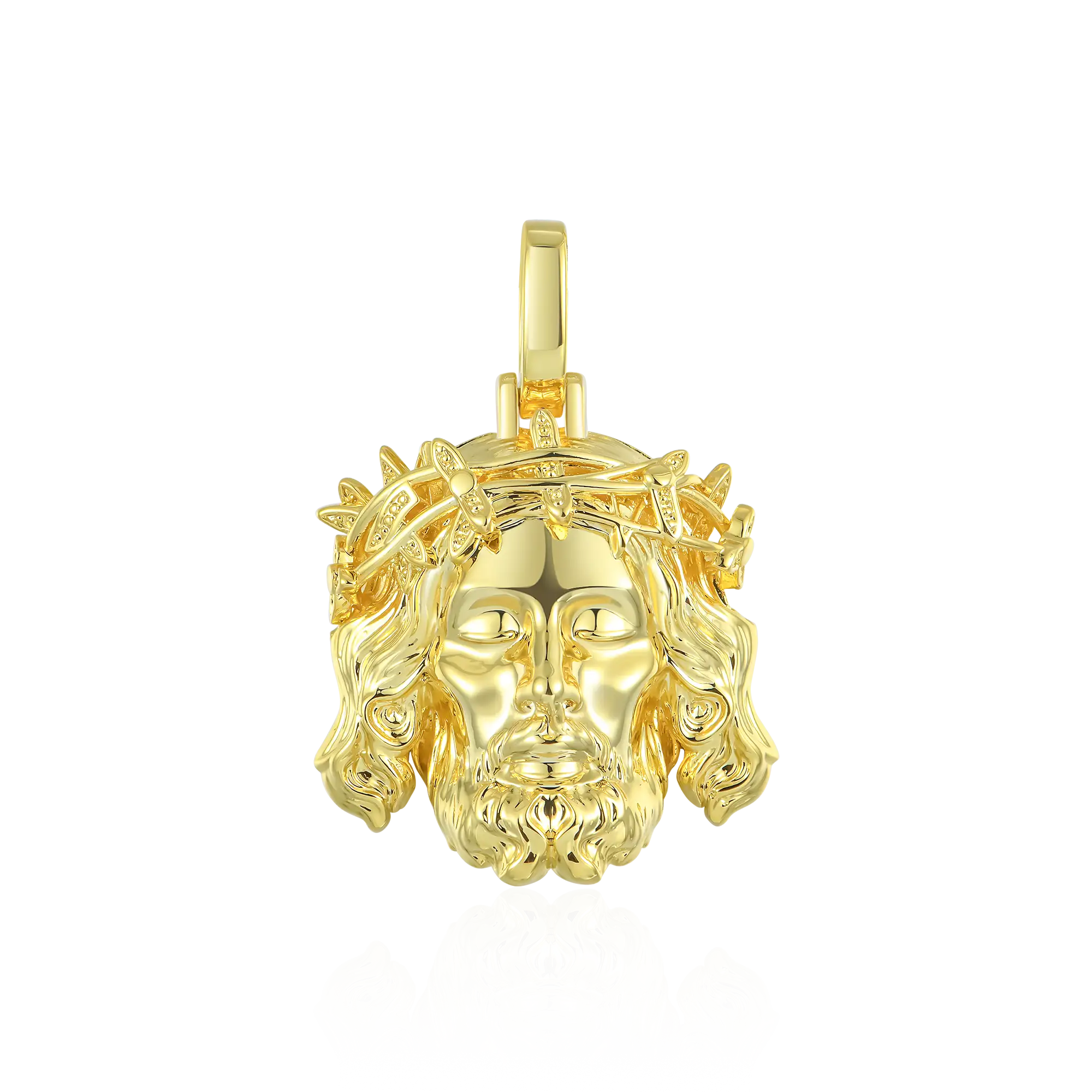 Gesù pezzo Pendente oro semplice - Micro