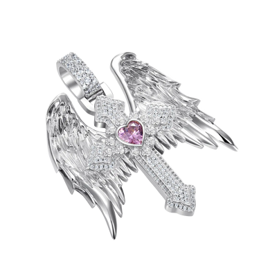 Guardian Wings Kreuzanhänger – Mittelgroß