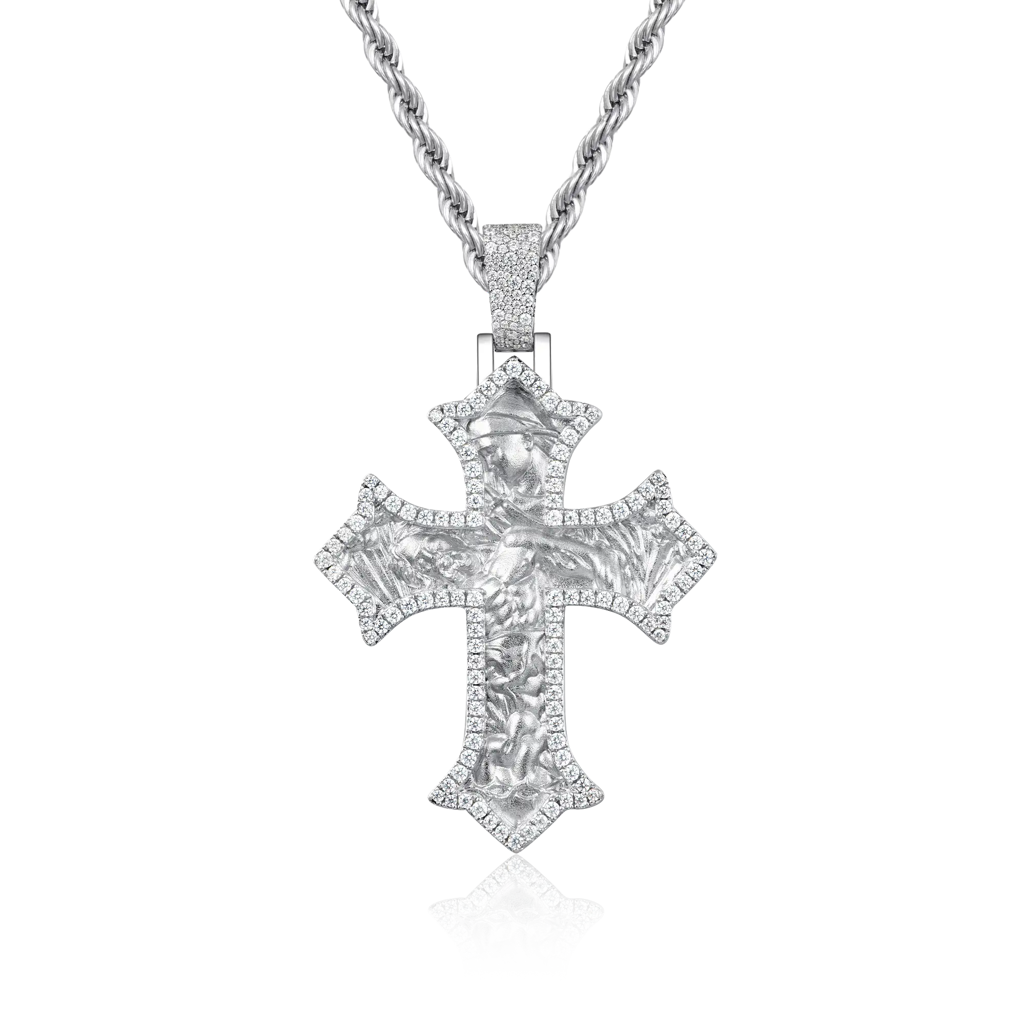 Pendentif Croix de Dévotion Sacrée - Moyen