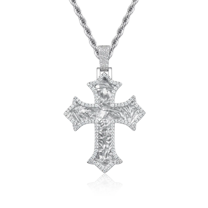 Women's Sacred Devotion Cross Pendant - Medium