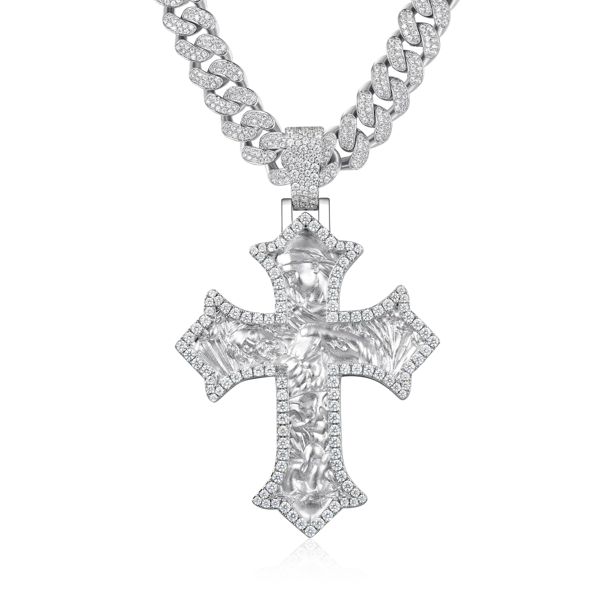 Pendentif Croix de Dévotion Sacrée - Grand