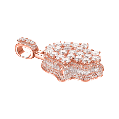 Moissanite Brilliance Layered Hamsa Pendant