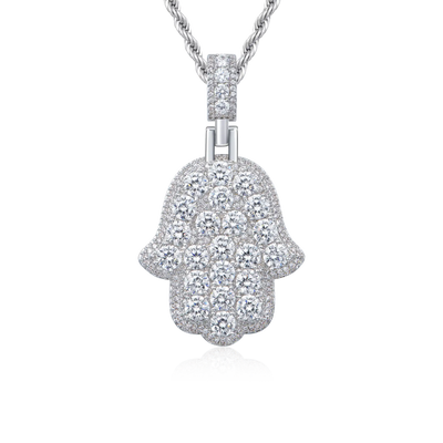Colgante Hamsa en capas Brilliance