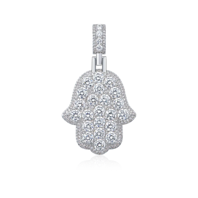 Colgante Hamsa en capas Brilliance