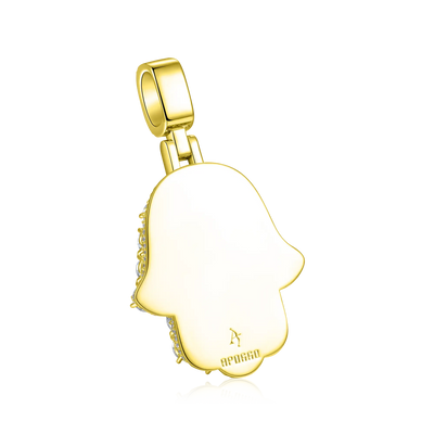 Colgante Hamsa en capas Brilliance