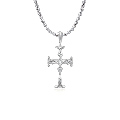 Women's Cathedral Cross Pendant