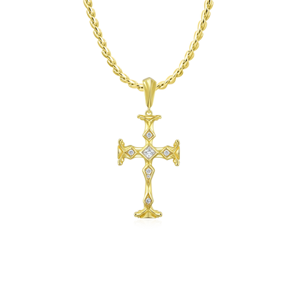 Women's Cathedral Cross Pendant