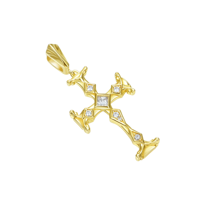 Women's Cathedral Cross Pendant