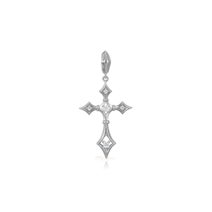 Moissanite Sanctum Cross Pendant