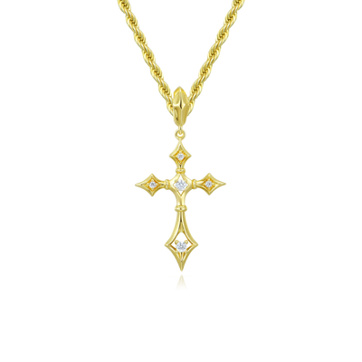 Modern Essentials Sanctum Cross Pendant & Chain Set
