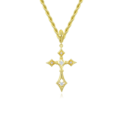 Ciondolo croce Modern Essentials & Set di catene
