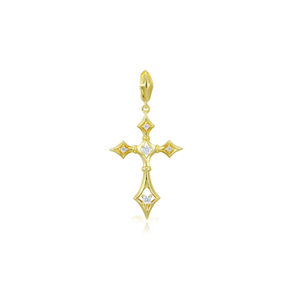 Moissanite Sanctum Cross Pendant