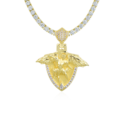 Archangel Shield Pendant - Medium