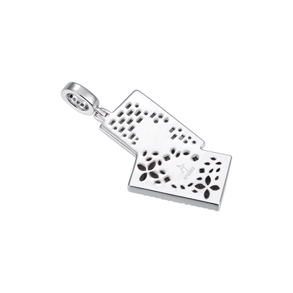 Women's Iced Spade Poker Pendant