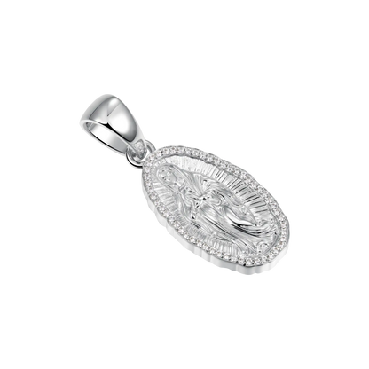 Saint Mary Pendant & Custom Virgin Mary Necklace Set