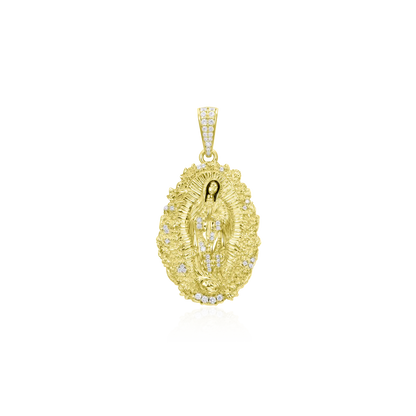 <tc>Ciondolo grazia floreale di Moissanite Santa Maria</tc>