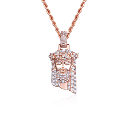 Women's Classic Double-Sided Jesus Pendant