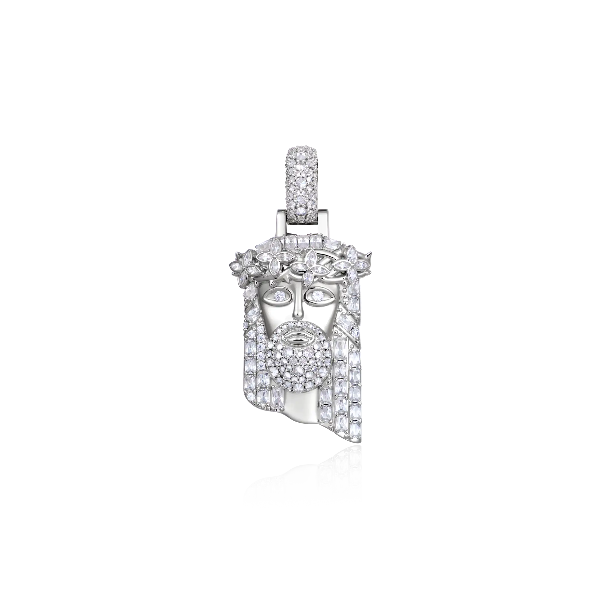 Women's Classic Double-Sided Jesus Pendant