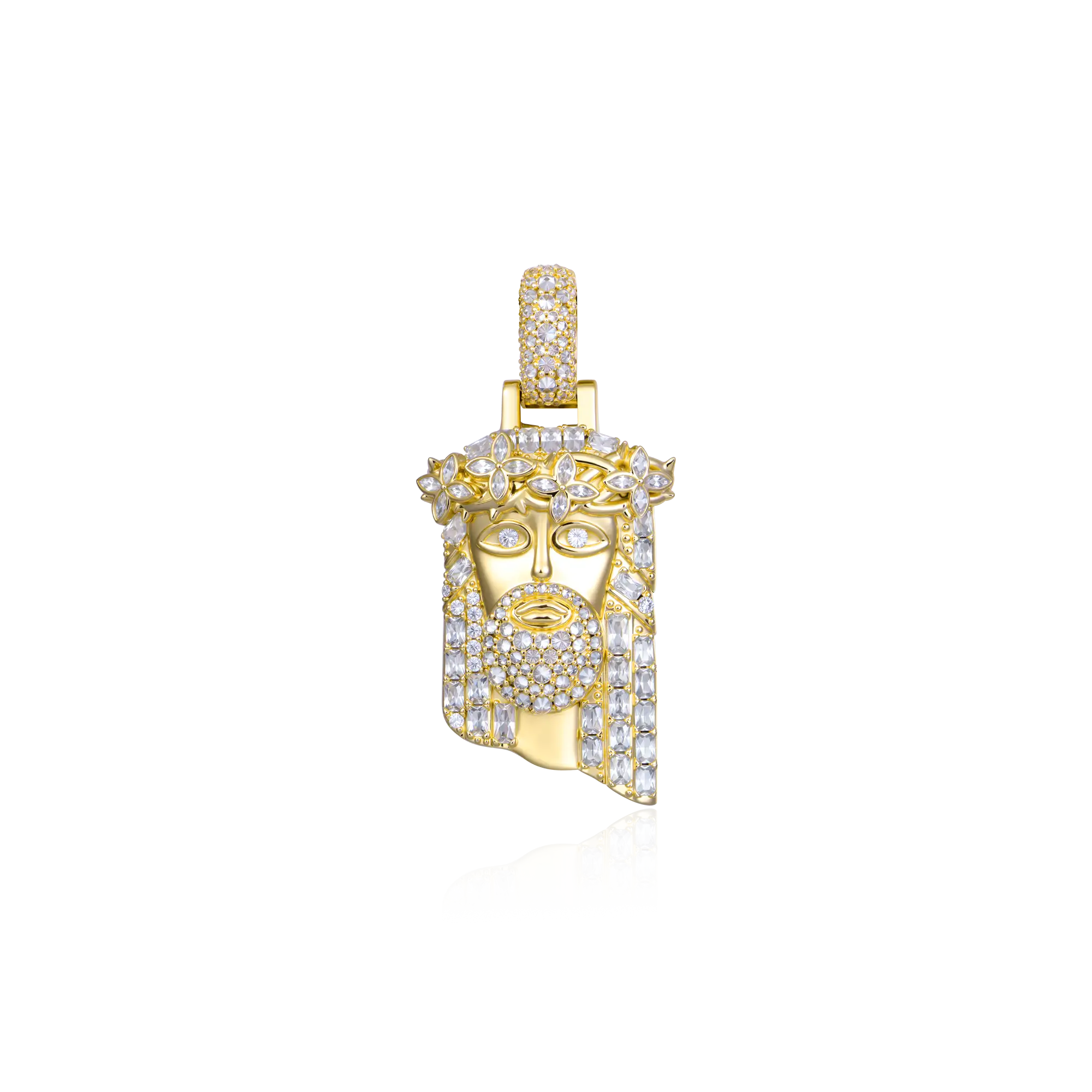 Women's Classic Double-Sided Jesus Pendant