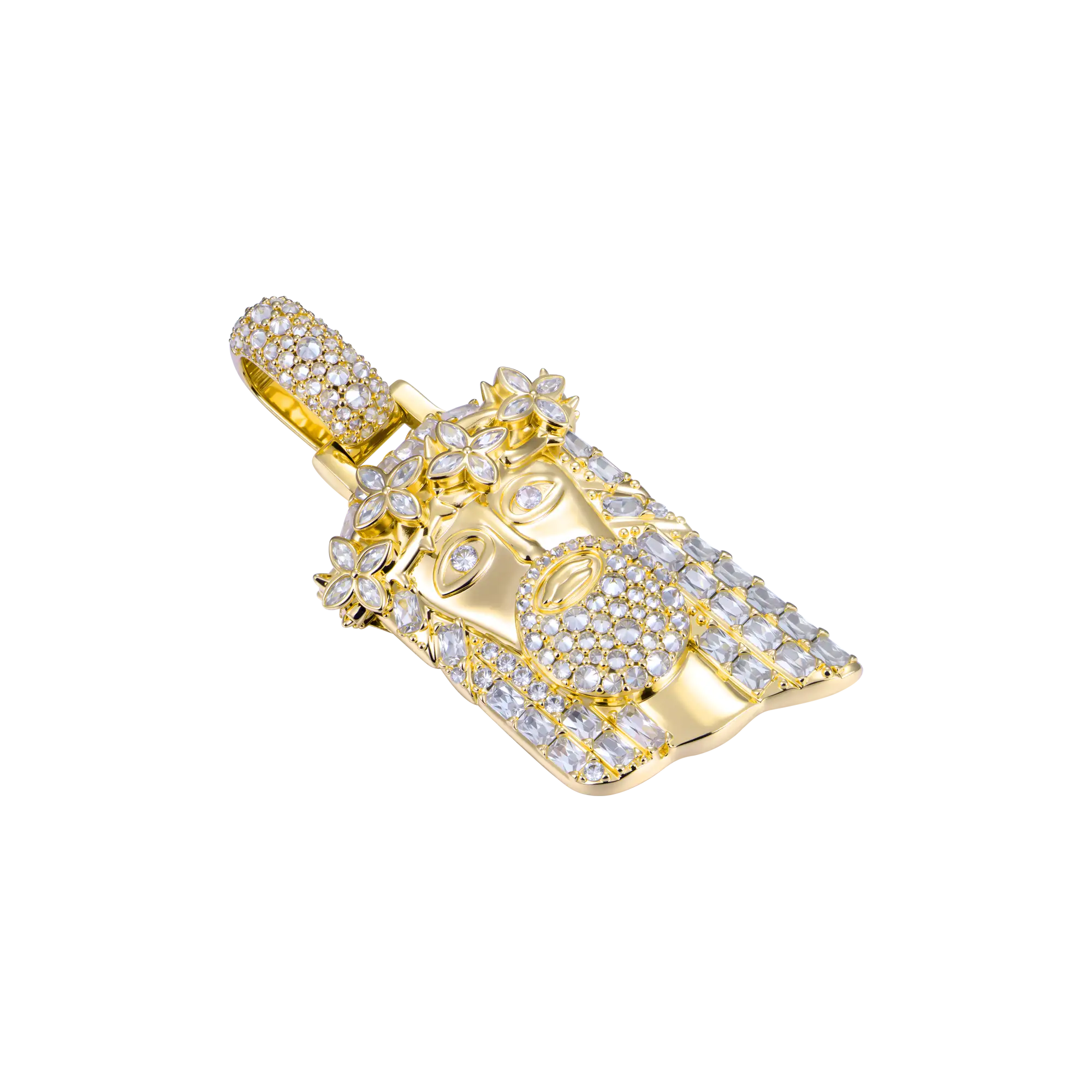 Women's Classic Double-Sided Jesus Pendant