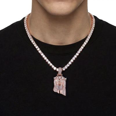 Pearl Stellar Jesus Pendant - Small