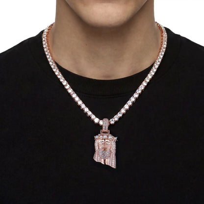 Pearl Stellar Jesus Pendant - Small